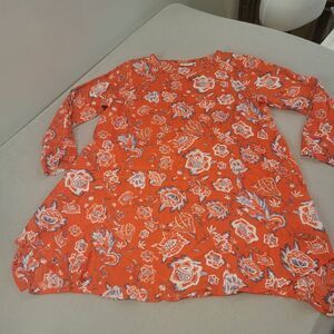 Masai Red Tunic Dress Size Small